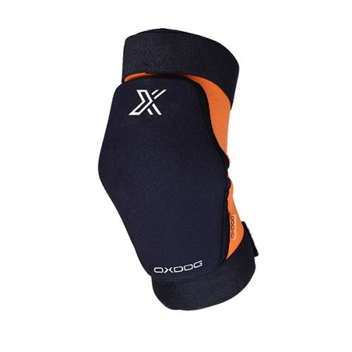 Floorball goalie knee protection OXDOG XGUARD KNEEGUARD MEDIUM Orange/blk  150/160 - Pads and vests
