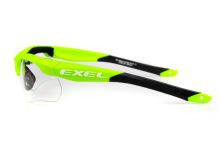 Ochranné brýle na florbal EXEL X100 EYE GUARD senior green - Ochranné brýle