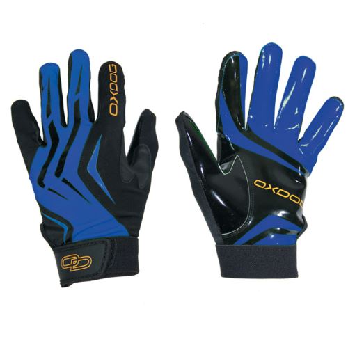 Brankářské florbalové rukavice  OXDOG GATE GOALIE GLOVES blue XS - Brankařské rukavice