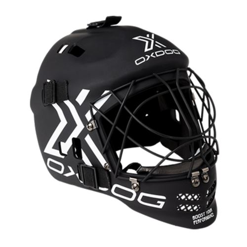 Brankářská florbalová helma OXDOG XGUARD HELMET JR Black - Brankářské masky