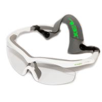 Schutzbrille für Floorball EXEL GOGGLES HURRICANE white/neon green senior