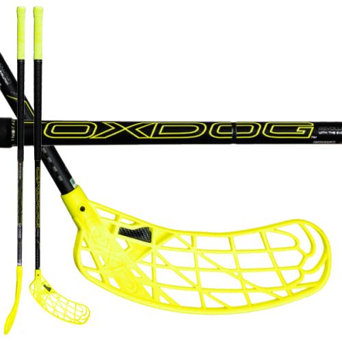 Floorball stick OXDOG ZERO HES 26 YL 103 OVAL MBC - Floorball stick for adults
