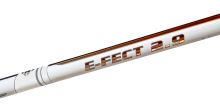 Floorball stick EXEL E-FECT WHITE 2.9 101 OVAL MB R - Floorball stick for adults