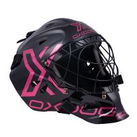 Brankárska florbalová helma OXDOG XGUARD HELMET SR Black/Bleached red