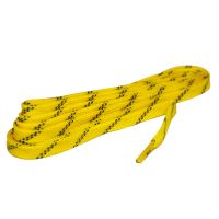 GRAF LACES HOCKEY WAXED yellow 305cm