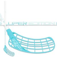 Florbalová hokejka ZONE ZUPER Composite 29 white/turquoise 87cm R