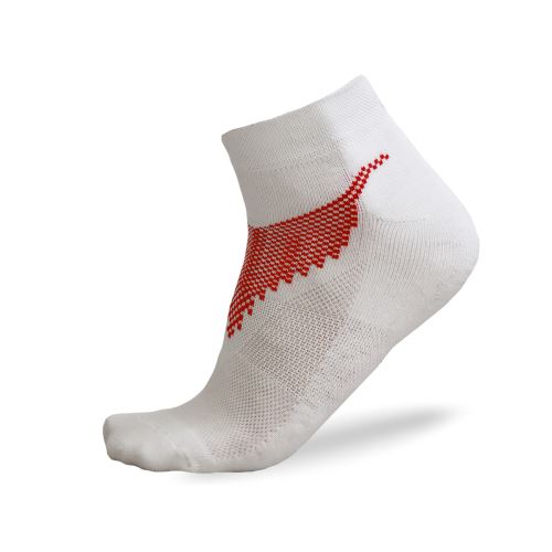 Sportovní ponožky FREEZ ANCLE SPORT SOCKS white 43-46 - Stulpny a ponožky