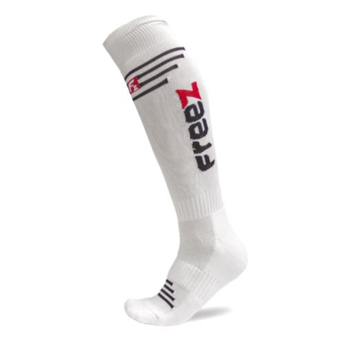 Sportovní podkolenky FREEZ QUEEN-2 LONG SOCKS WHITE  35-38 - Stulpny a ponožky
