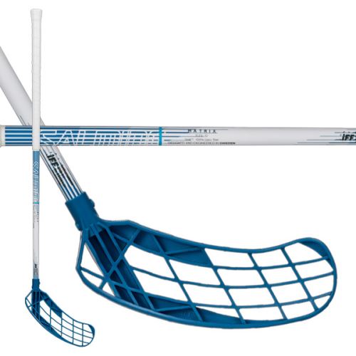 Florbalová hokejky SALMING Matrix 32 White/Blue 87(98 L) - Dětské, juniorské florbalové hole