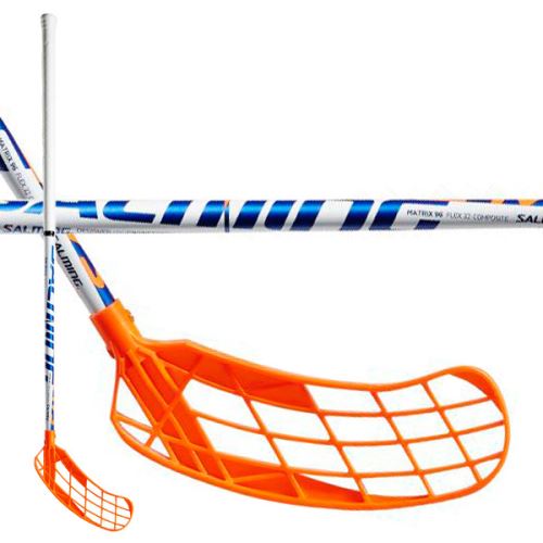 Florbalová hokejka SALMING Matrix 32 White/Orange 96/107 R - florbalová hůl
