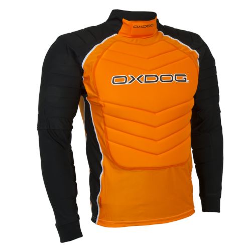 Floorball goalie vest OXDOG TOUR GOALIE VEST ORANGE  M - Pads and vests