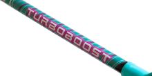 Floorball stick EXEL TURBOBOOST BLACK-TURQ 3.4 87 ROUND SB R - Floorball sticks for children