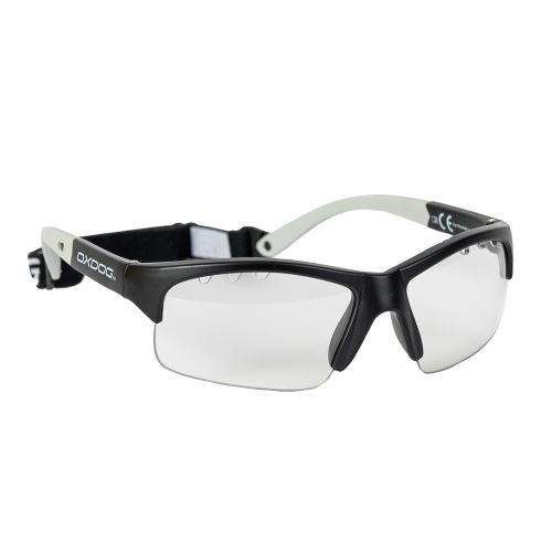 Floorball protection goggles OXDOG FUSION EYEWEAR KIDS Black/grey - Protection glasses