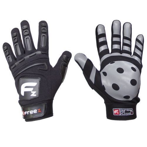 Floorball goalie gloves FREEZ GLOVES G-180 black SR - S - Gloves