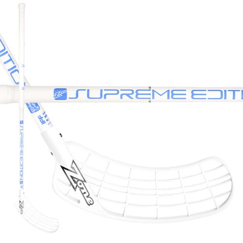 Florbalová hokejka ZONE SUPREME Composite 27 white/blue 100cm