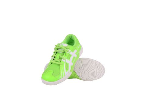 Floorball shoes UNIHOC Shoe U3 Junior Unisex neon green US1/UK13/EU32