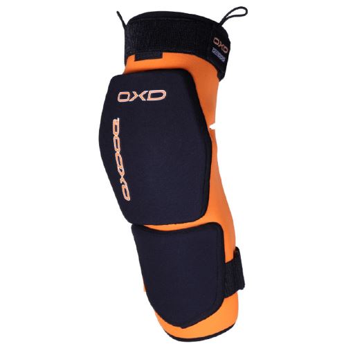 Floorball goalie knee protection OXDOG GATE KNEEGUARD LONG orange/black L/XL - Pads and vests