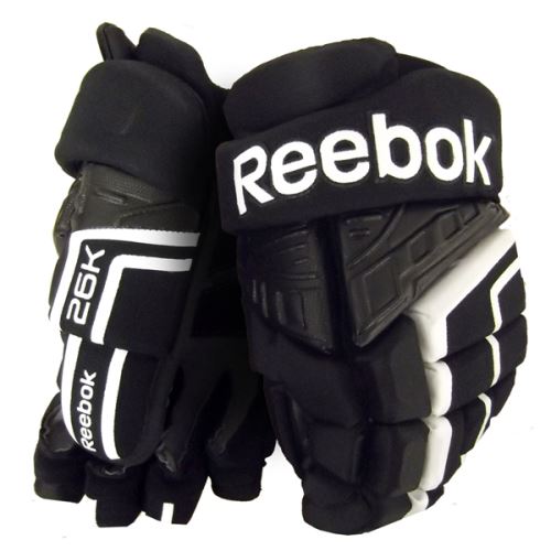 Hokejové rukavice REEBOK 26K black/white senior - 13" - Rukavice