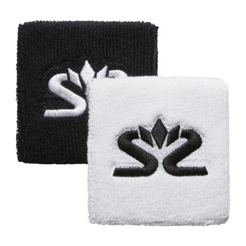 Sportovní potítko SALMING Wristband Short 2-pack White/Black - Potítka
