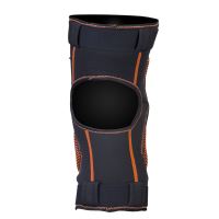 Floorball goalie knee protection EXEL S100 KNEE GUARD senior black/orange M - Pads and vests