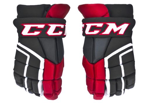 Hokejové rukavice CCM 26K black/red/white senior - 14" - Rukavice