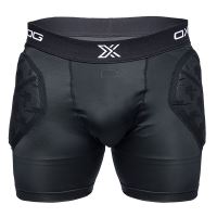 Floorball goalie shorts OXDOG XGUARD PROTECTION SHORTS BLACK  150/160