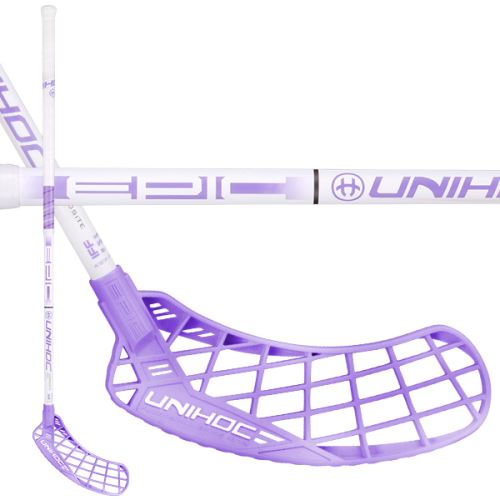 Florbalová hokejka UNIHOC Epic Composite 29 white 100cm - florbalová hůl
