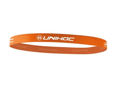 Sportovní čelenka UNIHOC HEADBAND Skill neon orange - Čelenky