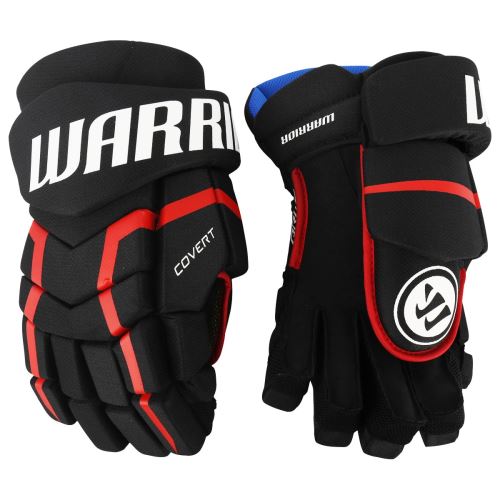Hokejové rukavice WARRIOR COVERT QRL5 black/red/white senior - 14" - Rukavice