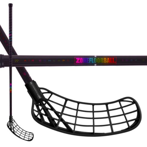 Florbalová hokejka ZONE MAKER AIR SL 27 black/hologram 96cm L - florbalová hůl
