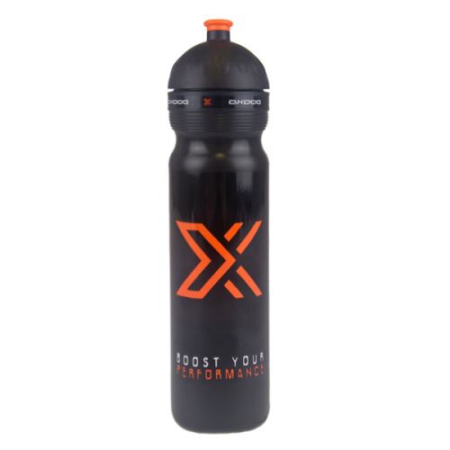 Sports water bottle OXDOG F2 BOTTLE 1L black/orange - Bottles