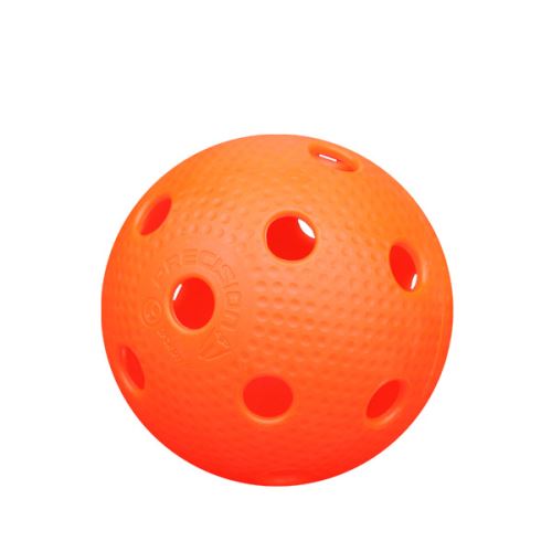 Florbalový míček PRECISION PRO LEAGUE pearl orange* - Míčky