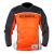Floorball goalie jersey EXEL S60 GOALIE JERSEY junior orange/black