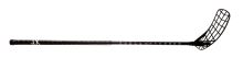 Floorball stick EXEL SHOCK ABSORBER BLACK 2.9 101 OVAL MB L - Floorball stick for adults