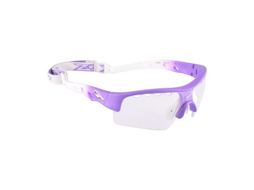 Ochranné brýle na florbal ZONE EYE Matrix purple/white kids - Ochranné brýle