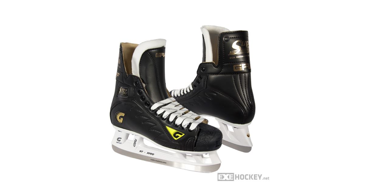 Graf 704 Black Widow Ice Skates Size 7 R