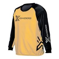 Floorball goalie jersey OXDOG XGUARD GOALIE SHIRT apricot/black, padding  XXL