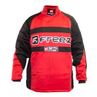 Brankářský florbalový dres FREEZ Z-80 GOALIE SHIRT BLACK/RED L - Brankářský dres