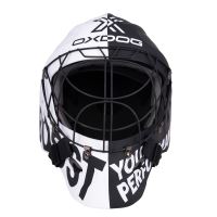 Brankářská florbalová helma OXDOG XGUARD HELMET SR Black&amp;White