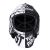 Brankárska florbalová helma OXDOG XGUARD HELMET SR Black&amp;White